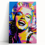 Vibrant Pop Art Wall Art – Colorful Monroe Canvas Print