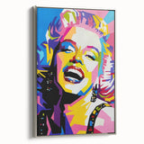 Vibrant Pop Art Wall Art – Colorful Monroe Canvas Print