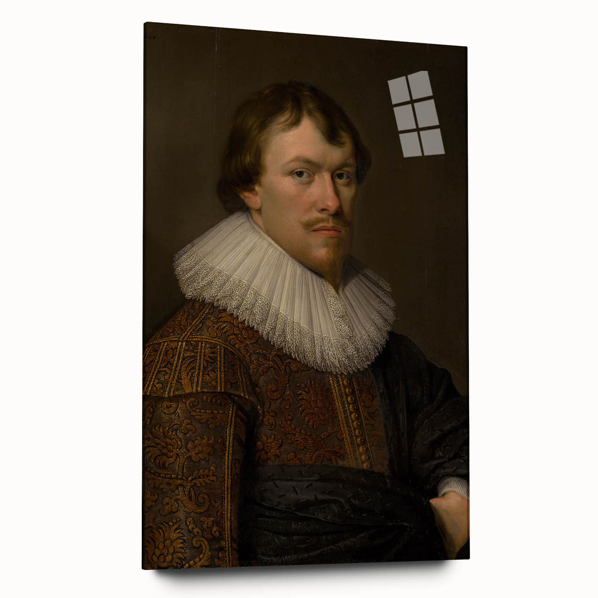 Portrait of Gerrit Schaep Realism Art Print - Classic Dutch Masterpiece