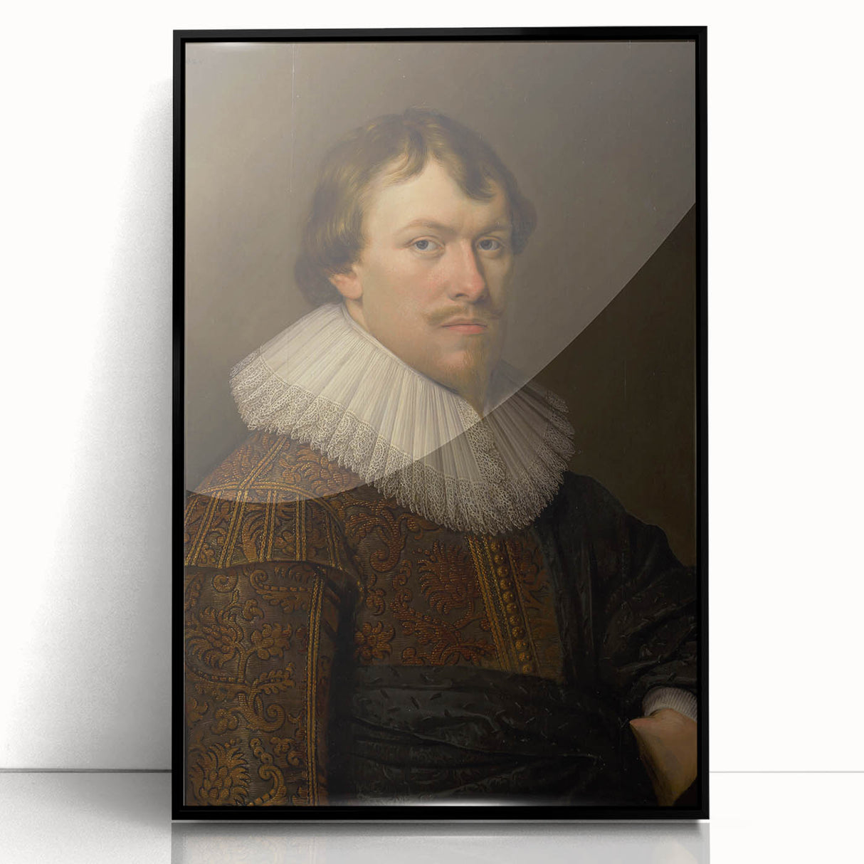 Portrait of Gerrit Schaep Realism Art Print - Classic Dutch Masterpiece