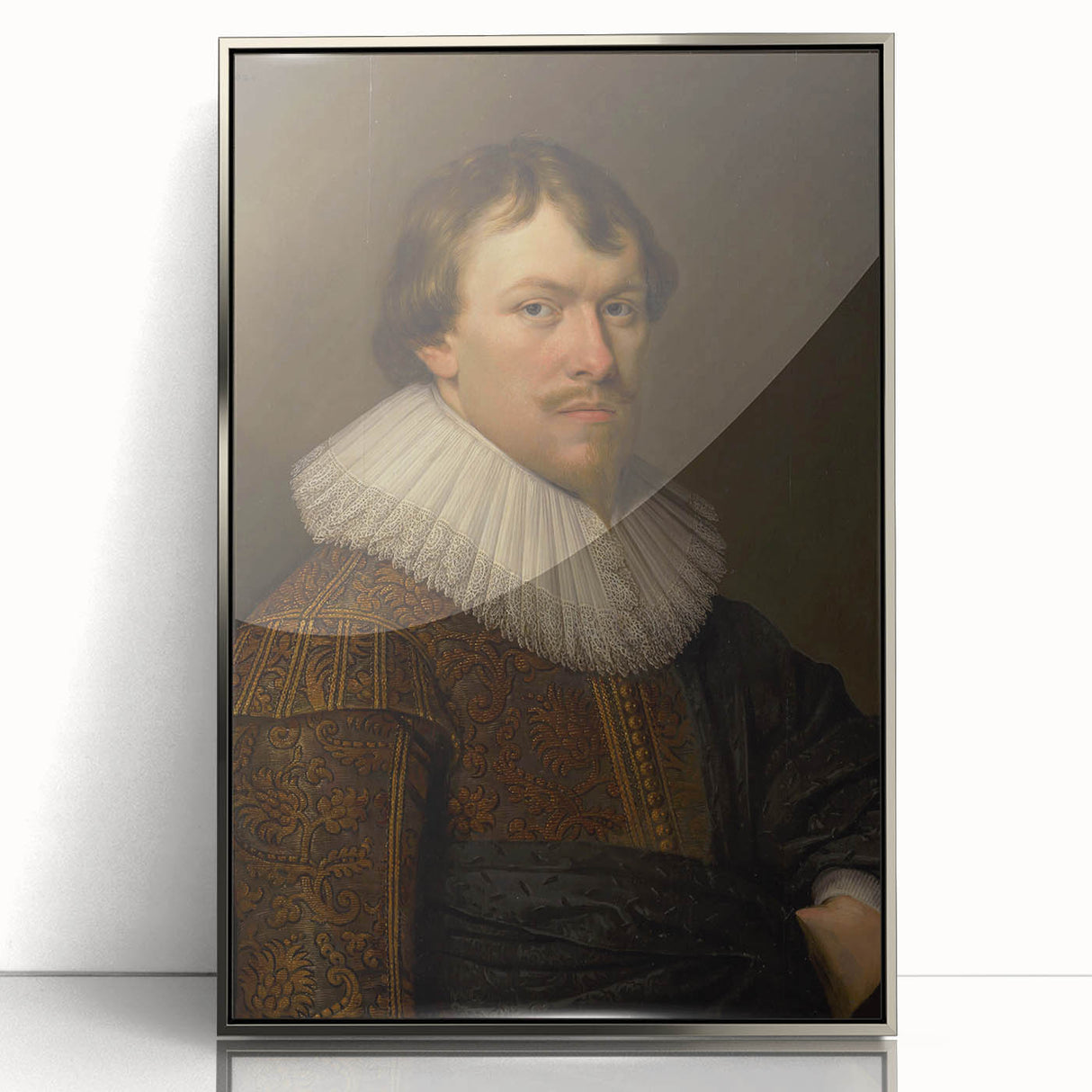 Portrait of Gerrit Schaep Realism Art Print - Classic Dutch Masterpiece