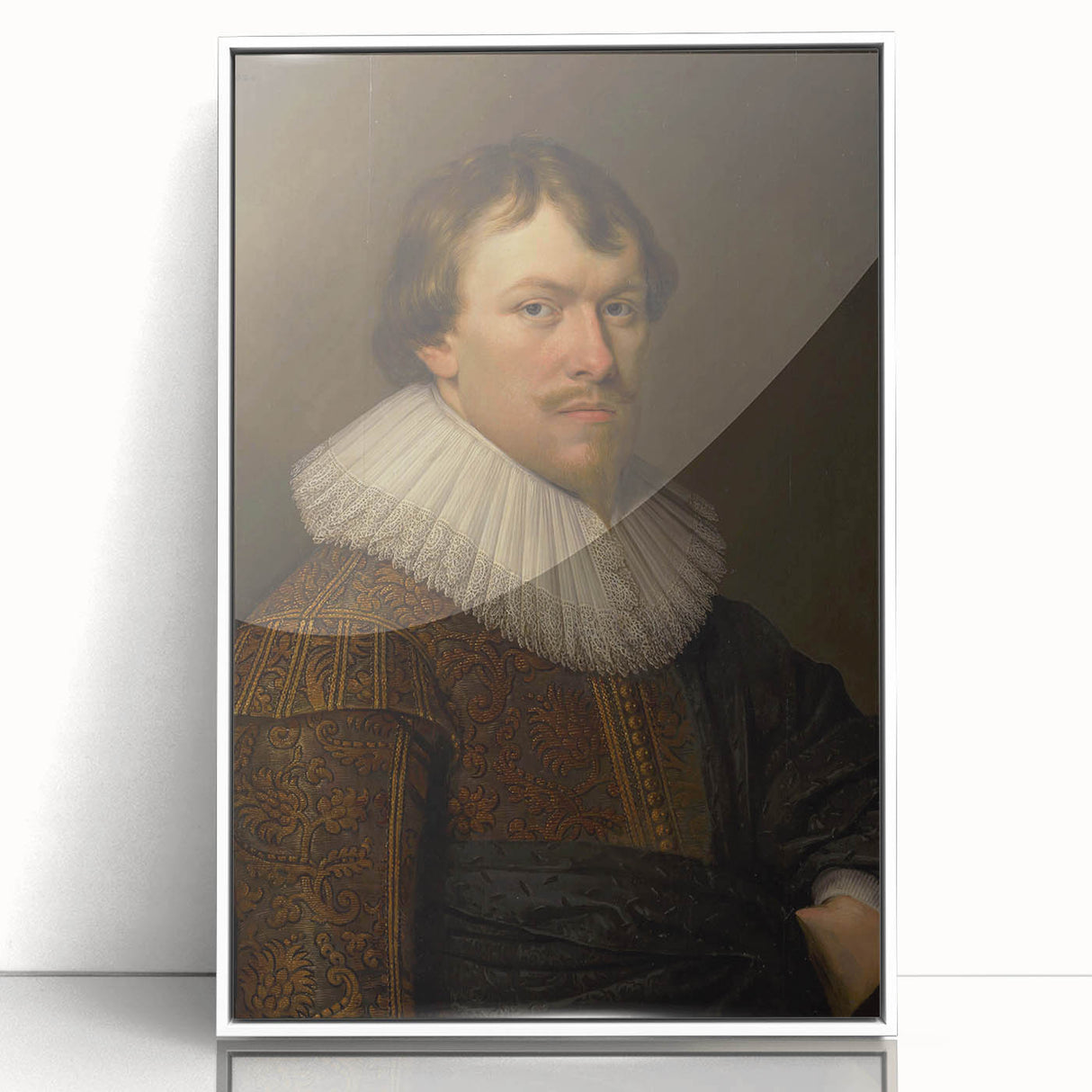 Portrait of Gerrit Schaep Realism Art Print - Classic Dutch Masterpiece
