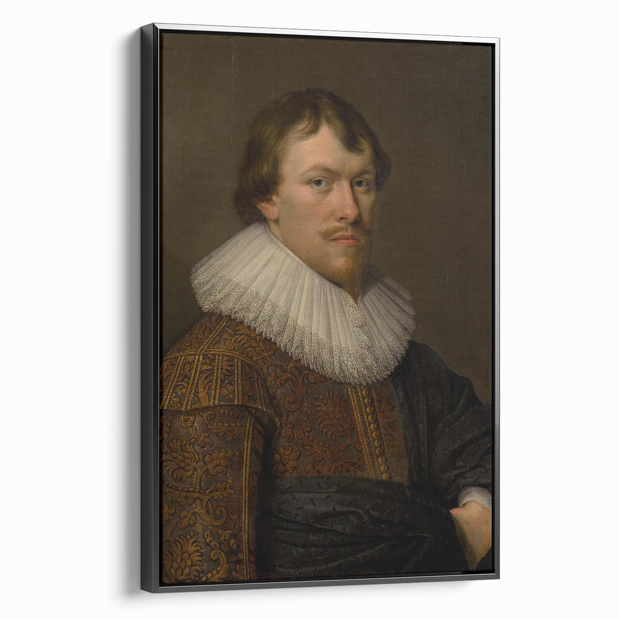 Portrait of Gerrit Schaep Realism Art Print - Classic Dutch Masterpiece