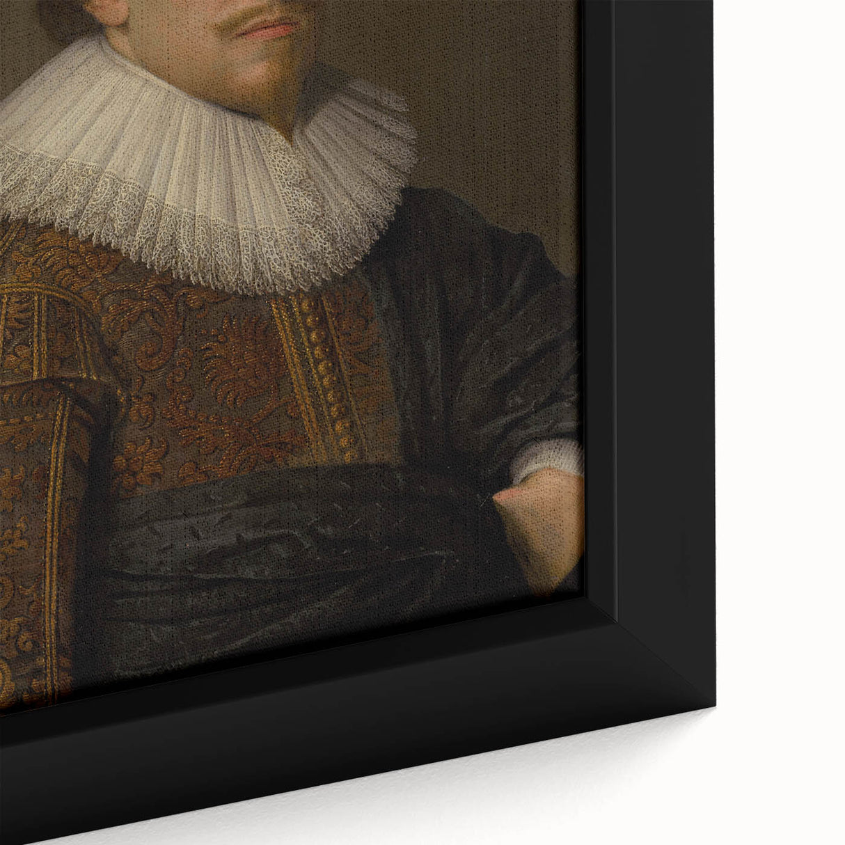 Portrait of Gerrit Schaep Realism Art Print - Classic Dutch Masterpiece