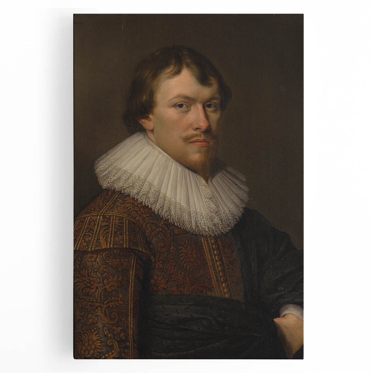 Portrait of Gerrit Schaep Realism Art Print - Classic Dutch Masterpiece