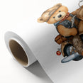 Adventure Teddy on a Motorcycle – Boys Room Wall Art