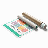 ABC Alphabet Canvas Art – Punctuation Learning Print for Kids