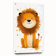 Playful Lion Nursery Canvas Prints - Children's Wall Art