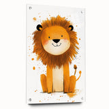 Playful Lion Nursery Canvas Prints - Children's Wall Art