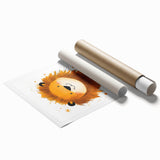 Playful Lion Nursery Canvas Prints - Children's Wall Art