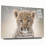 Adorable Leopard Cub Wall Art - Perfect for Kids Room Decor