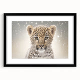 Adorable Leopard Cub Wall Art - Perfect for Kids Room Decor