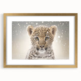 Adorable Leopard Cub Wall Art - Perfect for Kids Room Decor