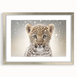 Adorable Leopard Cub Wall Art - Perfect for Kids Room Decor
