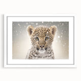 Adorable Leopard Cub Wall Art - Perfect for Kids Room Decor