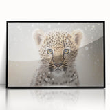 Adorable Leopard Cub Wall Art - Perfect for Kids Room Decor