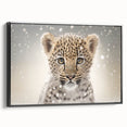 Adorable Leopard Cub Wall Art - Perfect for Kids Room Decor