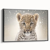 Adorable Leopard Cub Wall Art - Perfect for Kids Room Decor