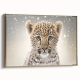 Adorable Leopard Cub Wall Art - Perfect for Kids Room Decor