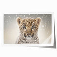Adorable Leopard Cub Wall Art - Perfect for Kids Room Decor