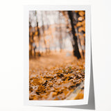 Extra large rolled print of autumnal floral art in earthy tones, ideal for art wall dining room or classy bathroom decor.