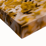 Large art depicting a black and white landscape painting on stretched canvas, ideal for bedroom wall decor.