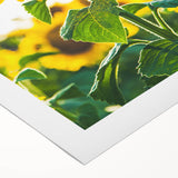 Art deco poster featuring a stylized spring scene with pastel colors on a rolled canvas, suitable for dining room walls.