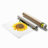 Extra large rolled print of a floral art design in pastel shades, suitable for classy bathroom or large living room.