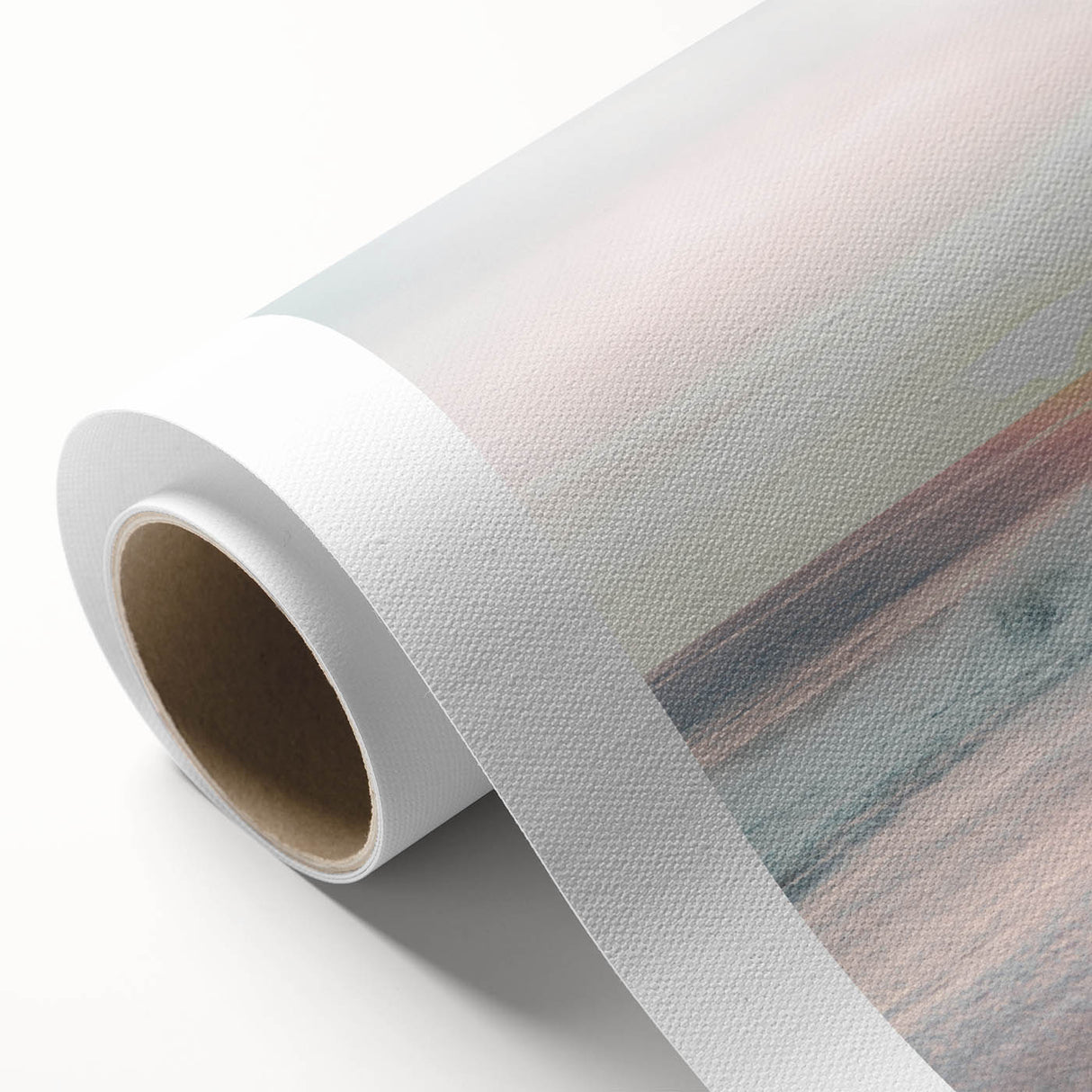 Art deco poster featuring a summer theme with pastel colors on rolled canvas, ideal for nursery wall art.