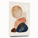 Mid Century Modern Abstract Wall Art - Retro Geometric Minimalist Design