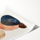 Mid Century Modern Abstract Wall Art - Retro Geometric Minimalist Design