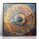 Framed abstract strokes wall art in black acrylic, showcasing dynamic brush patterns and a modern aesthetic, perfect for contemporary home decor.