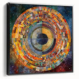 Framed canvas wall art showcasing abstract strokes in black and white, highlighting modern design elements. Ideal for contemporary decor, enhancing any space.