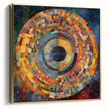 Framed canvas wall art featuring abstract strokes in silver and gold, showcasing a modern design that adds elegance to home decor, ideal for living spaces.