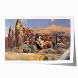 Modern Wall Art - Moonlit Landscape by Paul Nash