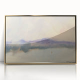 Modern Wall Art - Fog Over a Pond by Zolo Palugyay