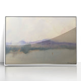 Modern Wall Art - Fog Over a Pond by Zolo Palugyay
