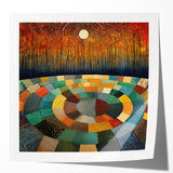 Abstract strokes wall art print featuring vibrant colors and dynamic brushwork, perfect for modern home decor. Ideal for art enthusiasts seeking unique decor pieces.