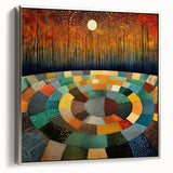 Framed canvas wall art showcasing abstract strokes in silver and gray hues, perfect for modern home decor. Side view highlights its sleek design and elegant frame.