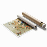 Modern Wall Art - Still Life with Flowers | Vibrant Contemporary Print