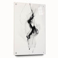Abstract strokes wall art design displayed in a side view, featuring vibrant colors and unique textures, mounted with pins for an artistic touch. This acrylic glass artwork adds a modern flair to any decor.
