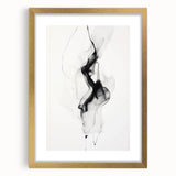 Abstract strokes wall art framed in gold, showcasing vibrant colors and dynamic patterns, ideal for enhancing modern home decor and artistic spaces.