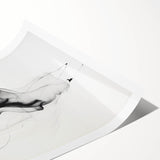 Abstract strokes wall art print showcasing vibrant colors in a fluid design, rolled and ready for display in modern home decor. Perfect for adding a contemporary touch to any room.