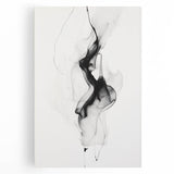 Abstract strokes wall art on stretched canvas, showcasing vibrant hues of blue, orange, and yellow, perfect for modern interior décor. Ideal for adding a pop of color to living spaces.