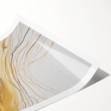 Abstract strokes wall art print showcasing vibrant colors in a modern, artistic design. Perfect for home decor, this rolled canvas adds a contemporary touch to any space.