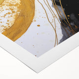 Abstract wall art print on rolled canvas showcasing vibrant, multicolored strokes in shades of blue, pink, and yellow, designed to add a modern touch to any interior decor. Perfect for enhancing living spaces, this artwork embodies a contemporary artistic style that attracts attention and sparks conversation.