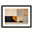 Abstract strokes wall art framed in black, showcasing vibrant colors and dynamic patterns. Ideal for modern decor, enhancing any living space with artistic flair.