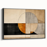Framed abstract strokes wall art in black, showcasing bold, dynamic brushstrokes on canvas, ideal for modern home decor and artistic spaces.