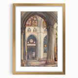 Modern Wall Art - Toledo Cathedral | Vibrant Architectural Masterpiece