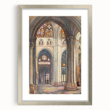 Modern Wall Art - Toledo Cathedral | Vibrant Architectural Masterpiece
